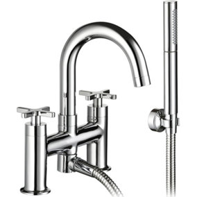 Mira Showers Revive Bath Shower Mixer Tap Chrome + Shower Head + Hose 2.1819.005