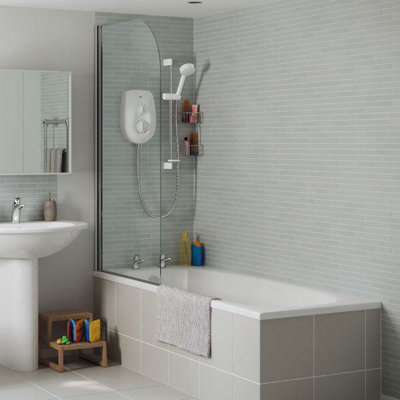 Mira Vie White & Chrome 9.5kW Electric Shower 1.1788.005