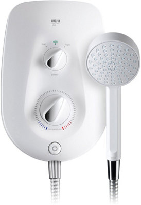 Mira Vie White & Chrome 9.5kW Electric Shower 1.1788.005