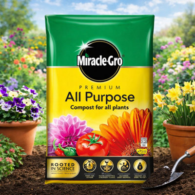 Miracle-Gro All Purpose Compost for all Plants 75L
