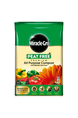 Miracle-Gro All Purpose Organic Peat Free Compost 40L