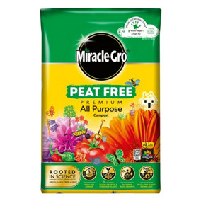 Miracle-Gro All Purpose Peat Free Greenfingers Compost 40L