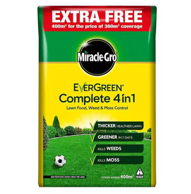 Miracle-Gro EverGreen Complete 4in1 Lawn Feed 400m²