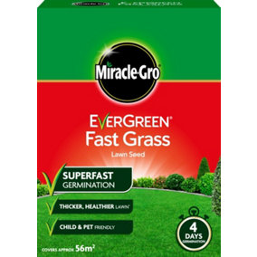 Miracle-Gro Evergreen Fast Grass Lawn Seed 1.68kg