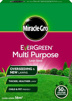 Miracle-Gro Evergreen Multi Purpose Lawn Seed 1.68kg