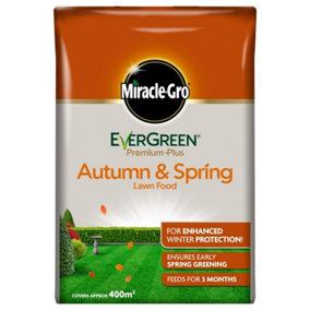 Miracle-Gro Evergreen Premium Plus Autumn & Spring Lawn Food 400m2