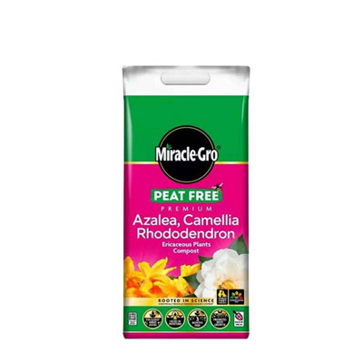 Miracle-Gro Peat Free Azalea, Camellia & Rhododendron Compost 10L Ideal Soil  Mix for Acid-Loving