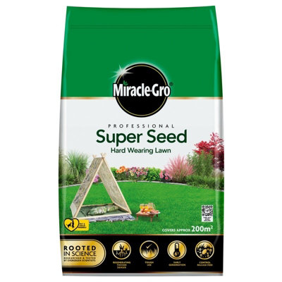 Miracle-Gro Professional Super Seed Hard Wearing Lawn 6kg