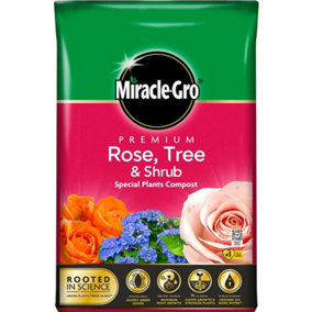 Miracle-Gro Rose Tree Shrub Peat Free Compost 40L