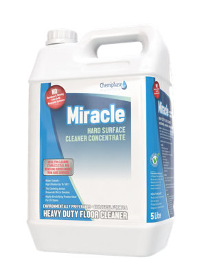 Miracle - Heavy Duty Floor Cleaner - Dilutes up to 120:1 5 Litres