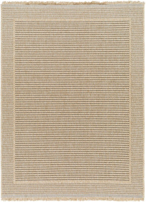 Mirage-Cottage Tan Black Fringe In- & Outdoor Jute-Look Rug 120 x 170 ...