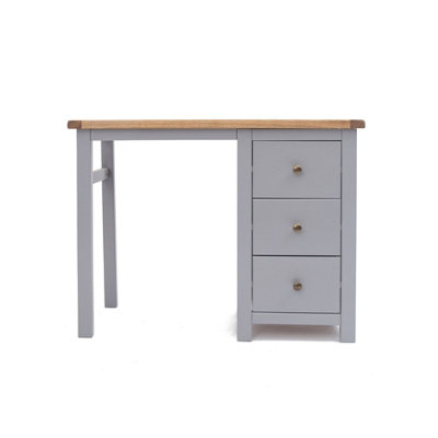 Mirano 3 Drawer Desk - Dressing Table Brass Knob
