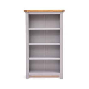 Mirano Grey Bookcase 120x70x25cm