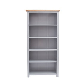 Mirano Grey Bookcase 180x90x30cm