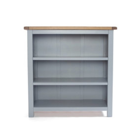 Mirano Grey Bookcase 90x90x30cm