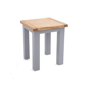 Mirano Stool - Side Table Grey H47 W40 D40cm