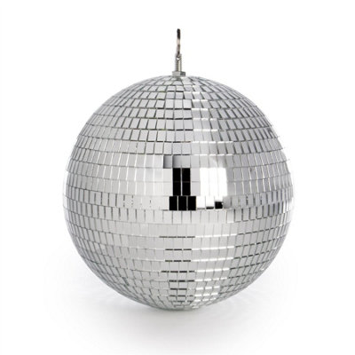 Mirror Disco Ball 30cm- Silver
