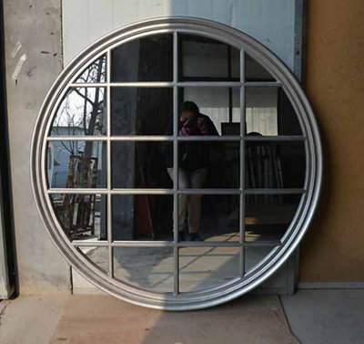 Mirror - L5 x W120 x H120 cm - Silver