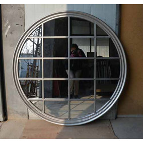 Mirror - L5 x W120 x H120 cm - Silver