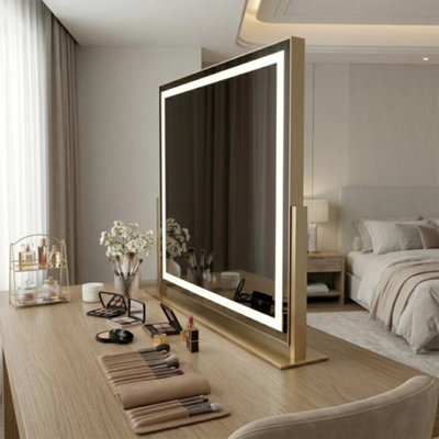 MIRROR REA STUDIO 58X45 LED GOLD 10X62,5X46CM