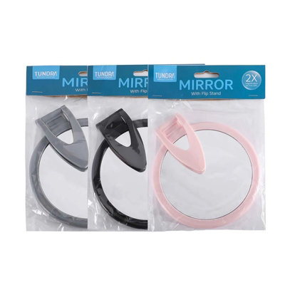Mirror With Flip Stand 150mm-2X magnification on one side