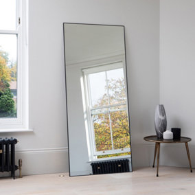 MirrorMaison - Large Leaner Mirror, Full Length Mirror - 180cm x 80cm - Black Frame