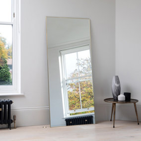 MirrorMaison - Large Leaner Mirror, Full Length Mirror - 180cm x 80cm - Gold Frame