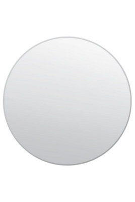 MirrorOutlet All Glass Bevelled Classic Round Mirror 120 x 120CM
