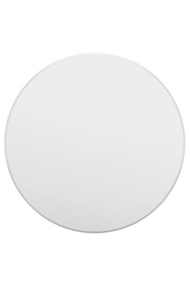 MirrorOutlet All Glass Bevelled Frameless Modern Design Round Mirror 110 x 110CM