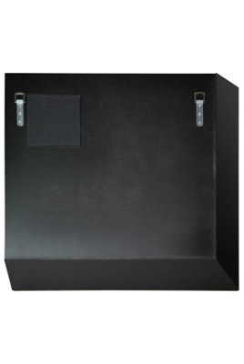 MirrorOutlet - All Glass Modern 8 Panel Tray design Wall Mirror 216 x 106cm (8ft1 x 3ft6)