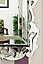 MirrorOutlet All Glass Stylised Baroque Inspired Wall Mirror 135 x 99 CM