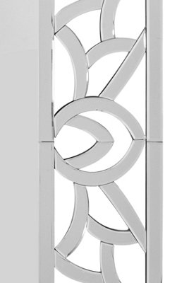 MirrorOutlet All Glass Stylised Full Length Mirror 150 x 75 CM