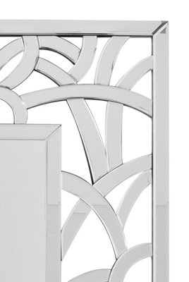 MirrorOutlet All Glass Stylised Full Length Mirror 150 x 75 CM