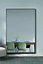 MirrorOutlet Artus - Black Aluminium Edged Wall Mirror 47" X 31" (120CM X 80CM)