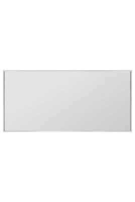 MirrorOutlet Artus - Silver Aluminium Edged Full Length Wall Leaner Mirror 68" X 33" (174CM X 85CM)