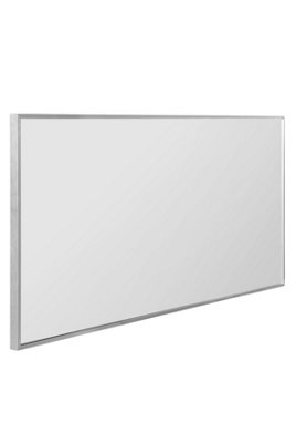 MirrorOutlet Artus - Silver Aluminium Edged Full Length Wall Leaner Mirror 68" X 33" (174CM X 85CM)