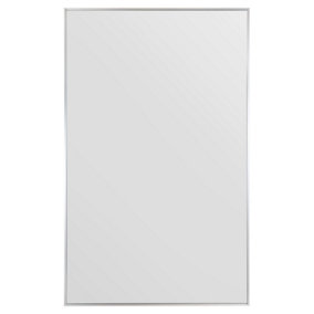 MirrorOutlet Artus - Silver Aluminium Edged Full Length Wall Leaner Mirror 68" X 43" (174CM X 110CM)