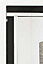 MirrorOutlet Aston Black All Glass Wall Mirror 120 x 40 CM