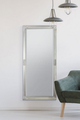 MirrorOutlet Austen Silver Elegant Full Length Mirror 160 x 74cm