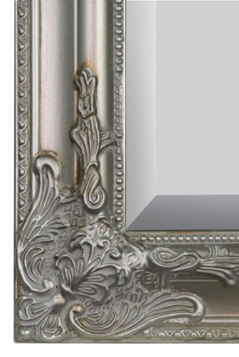 MirrorOutlet Austen Silver Elegant Full Length Mirror 160 x 74cm