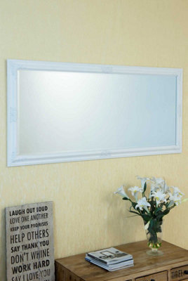 MirrorOutlet Austen White Elegant Full Length Wall Mirror 160 x 74cm