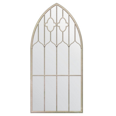 MirrorOutlet Buttercup Country Arch Large Garden Mirror 140 x 75cm 4ft7 x 2ft5