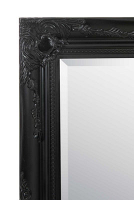 MirrorOutlet Buxton Black Wall Mirror 111 x 79 CM