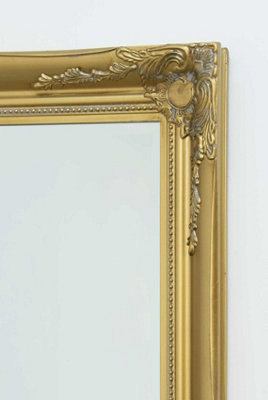 MirrorOutlet Buxton Gold Wall Mirror 108 x 78cm