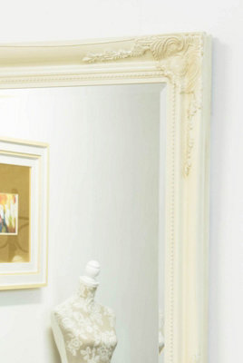 MirrorOutlet Buxton Ivory Large Leaner Mirror 140 x 109cm