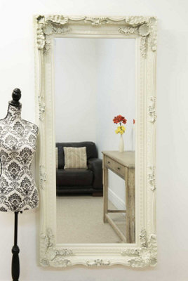 MirrorOutlet Carved Louis Full Length Leaner Large Wall Mirror 175 x 89 CM