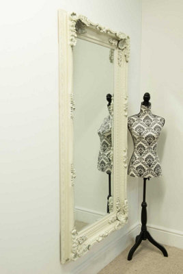 MirrorOutlet Carved Louis Full Length Leaner Large Wall Mirror 175 x 89 CM