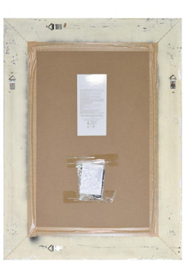 MirrorOutlet Carved Louis Silver Antique Style Wall Mirror 120 x 90