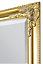 MirrorOutlet Caspian Gold Full Length Mirror 180 x 70 CM