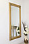 MirrorOutlet Caspian Vintage Gold Antique Design Full Length Mirror 178 x 87 CM